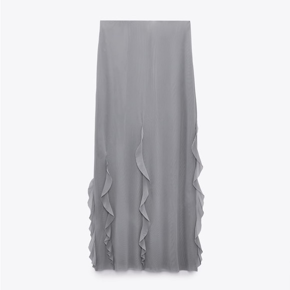 ZARA RUFFLED TULLE SKIRT & TOP SET - Picture 5 of 10